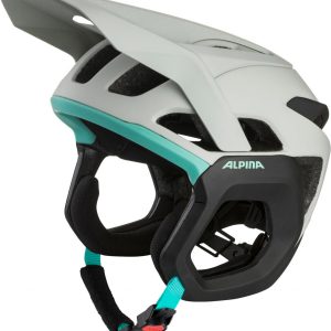 ALPINA Cyklistická enduro prilba ROOT MIPS dymovo šedá - tyrkysová