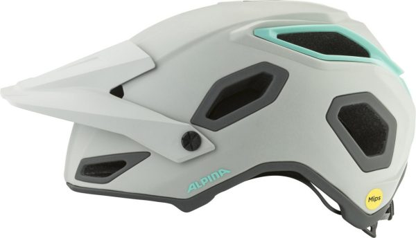 ALPINA Cyklistická enduro prilba Croot Mips dymovo šedá-tyrkysová