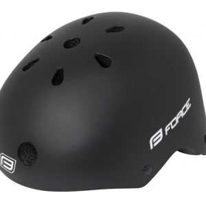 FORCE prilba BMX, čierna matná