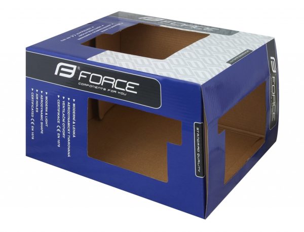 FORCE prilba HAWK, bielo-čierna