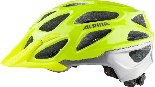 ALPINA Cyklistická prilba MYTHOS 3.0 be visible - strieborná lesklá