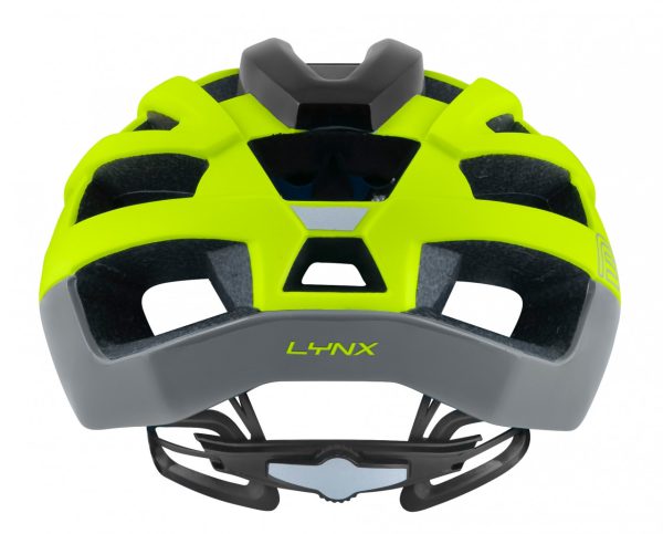 FORCE prilba LYNX, fluo-šedá