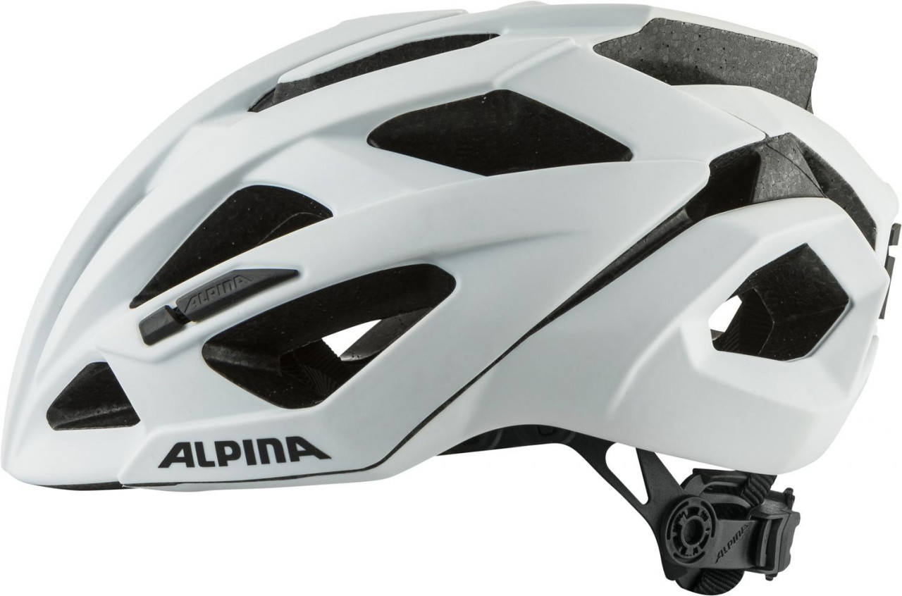 ALPINA Cyklistická prilba Valparola biela matná