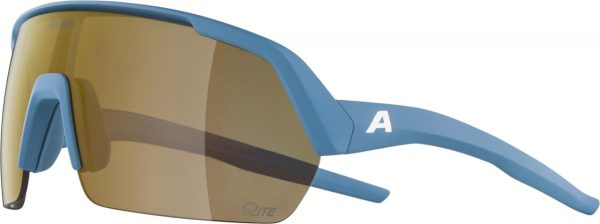 ALPINA Okuliare TURBO HR Q-Lite dymovo modrá matná