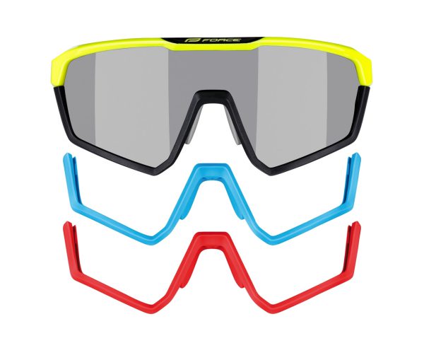 FORCE okuliare APEX, fluo-čierne, fotochromatické sklo