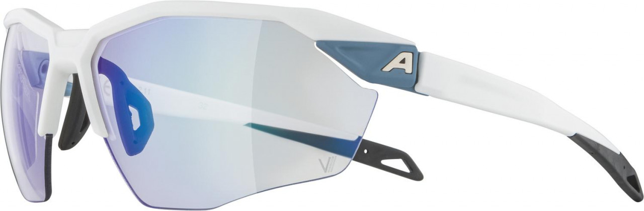 ALPINA Cyklistické okuliare TWIST SIX HR V(M) biele matné, mirror