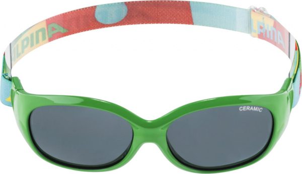 ALPINA Detské okuliare SPORT FLEXXY KIDS zelené puzzle