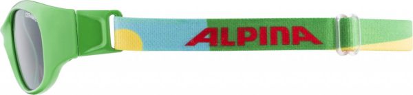ALPINA Detské okuliare SPORT FLEXXY KIDS zelené puzzle