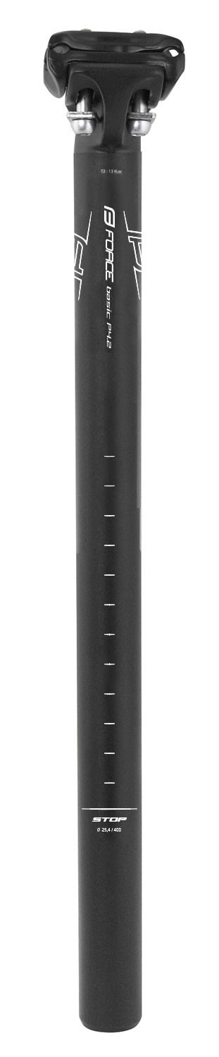 FORCE sedlovka BASIC P4.2 400 mm, matná čierna