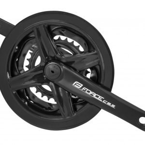 FORCE kľuky C8.5 Al 48/38 / 28Z kryt 170mm, čierne