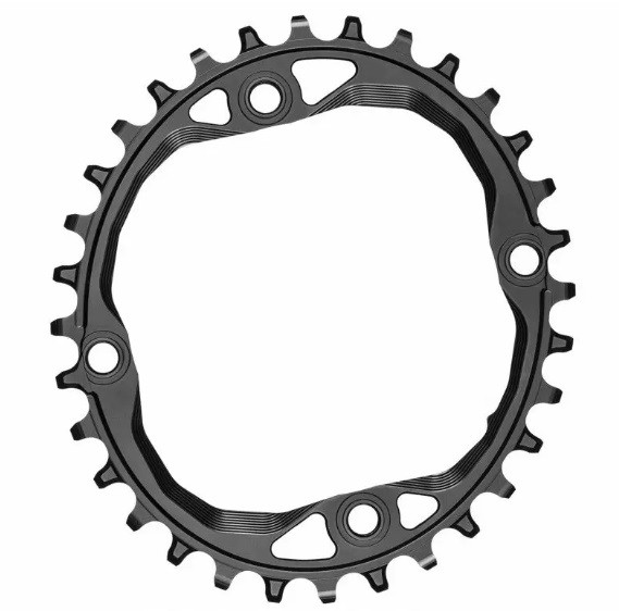 absoluteBLACK Oval 104BCD pre SH 12spd čierny