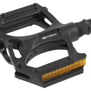 FORCE pedále BMX Al nevymeniteľné piny, čierne