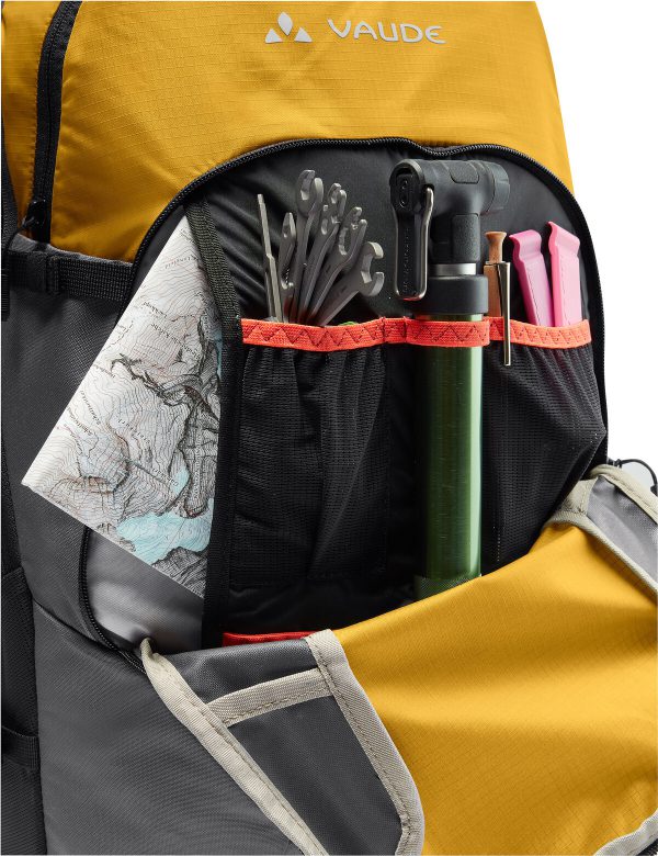 Vaude cyklistický batoh Bike Alpin 30+5, unisex, burnt yellow