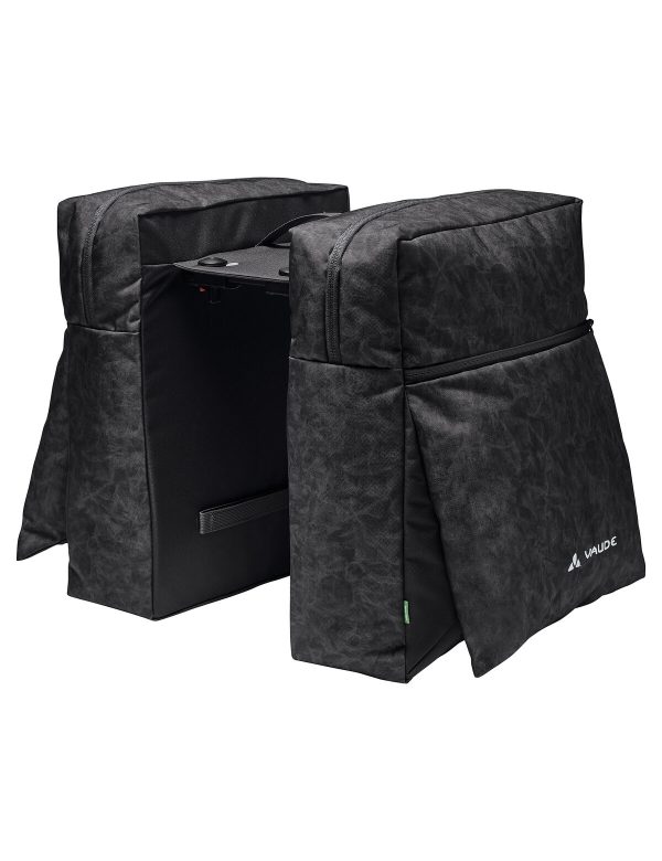Vaude dvojitá taška na nosič TwinZipper (UniKlip 2), black
