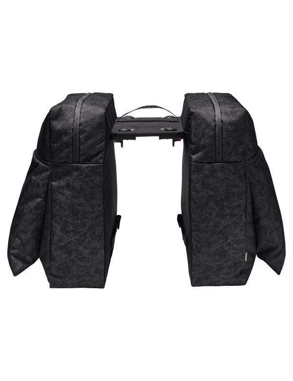 Vaude dvojitá taška na nosič TwinZipper (UniKlip 2), black