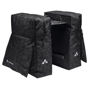 Vaude dvojitá taška na nosič TwinZipper (UniKlip 2), black