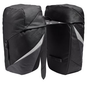 Vaude dvojitá taška na nosič TwinRoadster, black