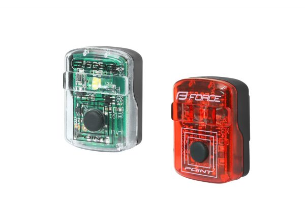 FORCE blikačky sada POINT USB predná + zadná