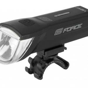 FORCE svetlo predné VERT 110L USB, čierne