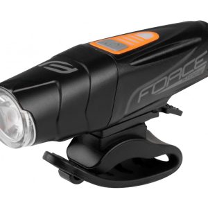 FORCE svetlo predné STOGIE 900 LM, USB, čierne