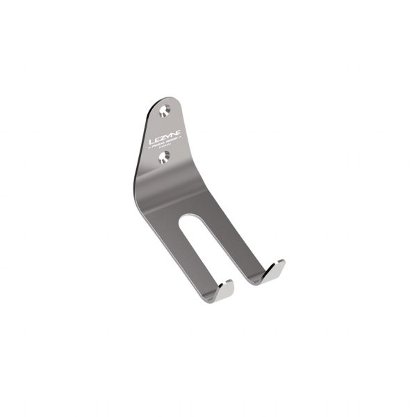 LEZYNE držiak na stenu nerezový, PEDAL HOOK-SILVER