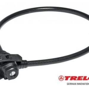 Trelock Zámok lankový KS 222/75/12 FIXXGO čierny 12 mm x 75 cm