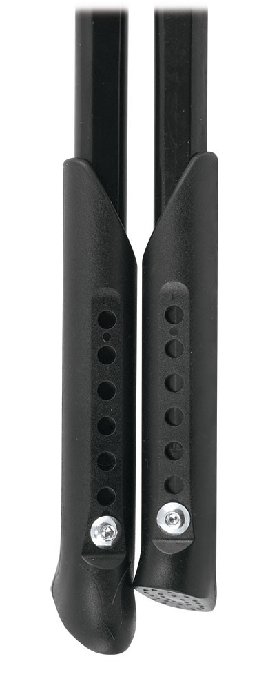 FORCE stojan TWO 24-28" Al 2nohý pod rám + protikus, čierny